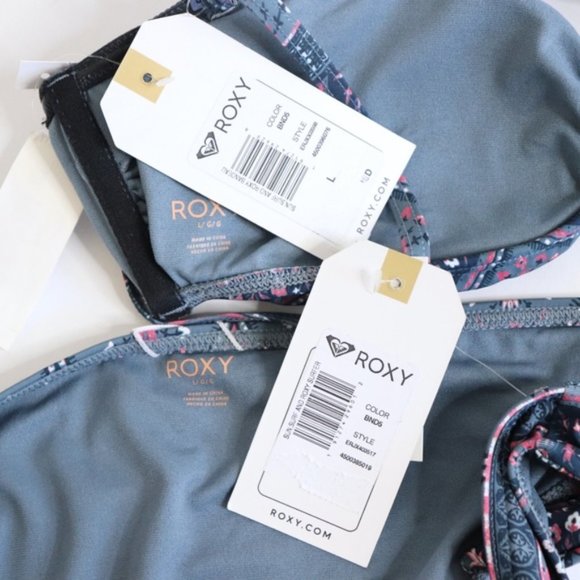 Roxy | Bandeau Tie Front Cheeky Bikini Swimsuit - Picture 8 of 9